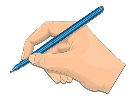 Clip Art Transparent Cartoon Handwriting Writing Transprent Hands
