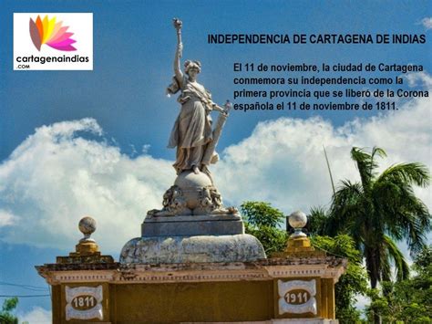 11 De Noviembre Día De Independencia De Cartagenadeindias Cartagena