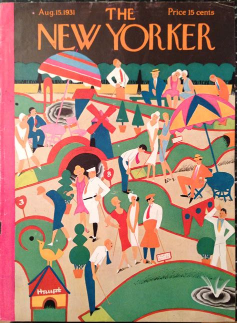 The New Yorker Magazine Aug 1931 Golf Cover | New yorker 
