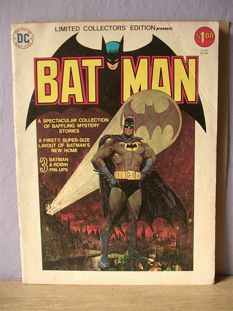 Vintage 1970s Batman Comic Book 1976 Large By Shoponsherman