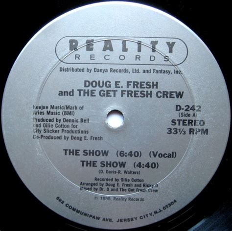 Doug E Fresh And The Get Fresh Crew Doug E Fresh And M C Ricky D