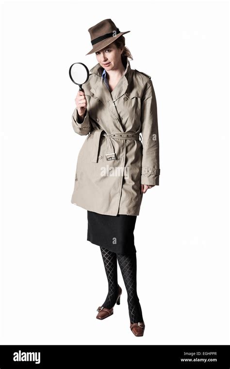 Spy Detective Full Length Cut Out Stock Images And Pictures Alamy