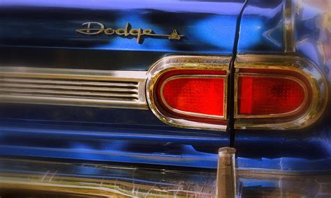 Classic Car Dodge Tail Light Photograph By Elizabeth Pennington Pixels