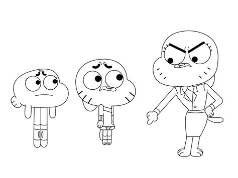 Add this game to your web page. Top 20 Printable Gumball Coloring Pages - Online Coloring ...