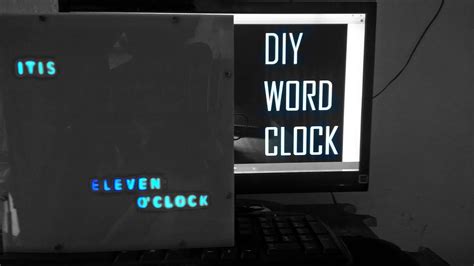 It features display of time in words and able to expound the detail. DIY Word Clock || Shift Register, RTC Tutorial - YouTube