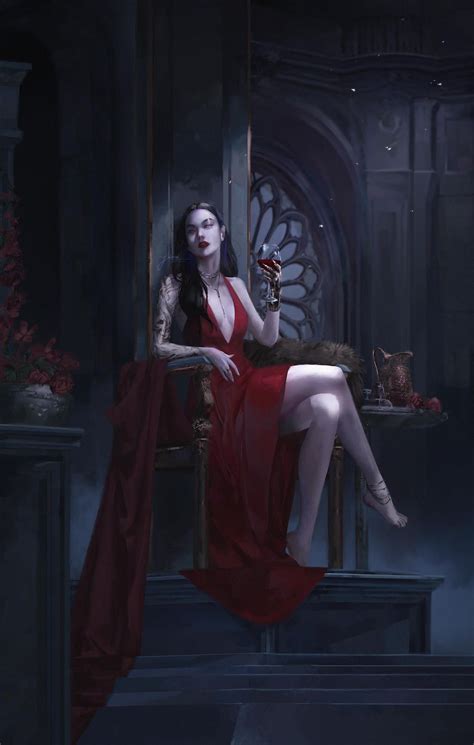 Vampire Queen By Jeleynai On Deviantart Vampire Art Fantasy Art