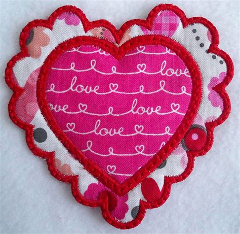 Sweet Valentine Appliqué Designs Youll Love Applique Designs Sewing