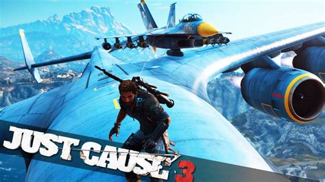Just Cause 3 Landing On A Plane Just Cause 3 Multiplayer Challenge