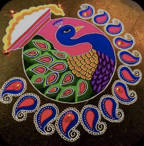 Handmade Rangoli Designs For Diwali Easy And Beautiful Peacock My Xxx