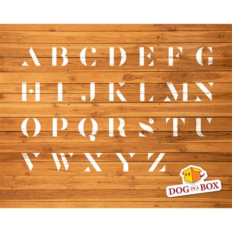 Alphabet Stencil N9 Uppercase Letters Stencil Font Stencil For Wood