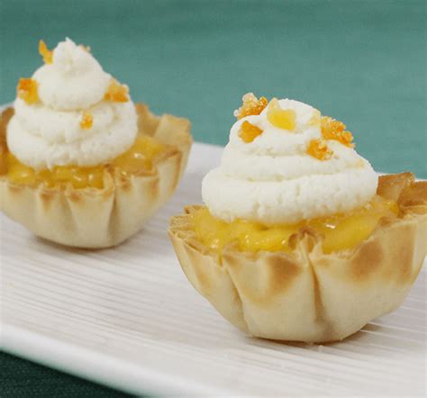 Find healthy, delicious phyllo dough recipes. Athens Foods | Bite Size Dessert Recipes | Creamy Mandarin ...