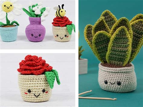 Potted Flower Plant Crochet Pattern
