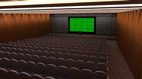 Auditorium Virtual Set For Presentation Use Datavideo Virtual Set