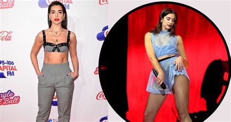 Dua Lipa Displays Her Incredibly Toned Physique In A Monochromatic