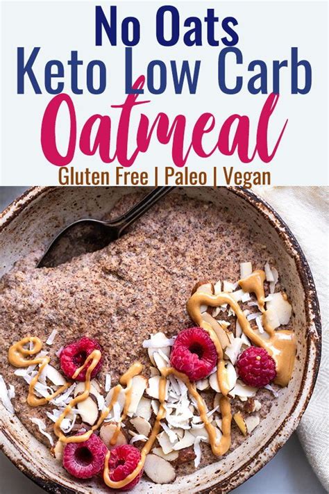 Avoid rice and oat milks, which will run you over. Low Carb Keto Oatmeal - This easy paleo and vegan friendly no oats oatmeal is gluten, grain ...