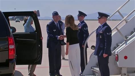 Melania Trump Arrives In Arizona For Border Visit