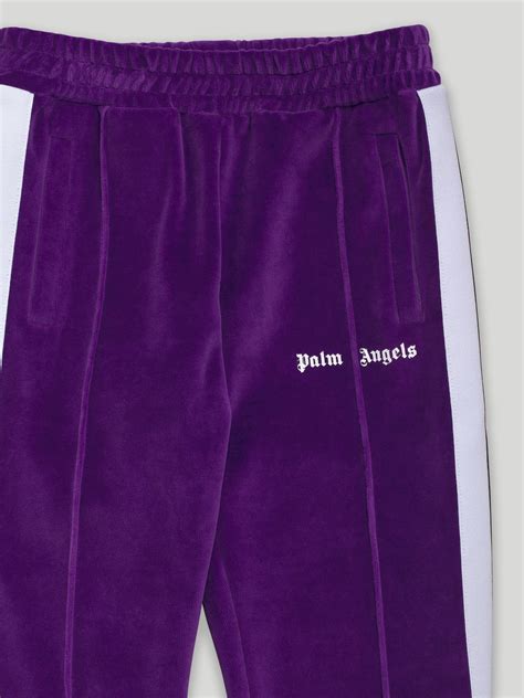 Purple Track Pants Palm Angels Official