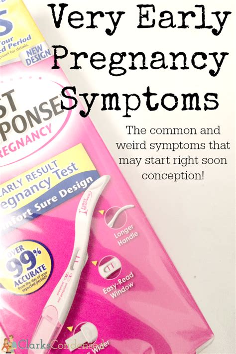 70 Early Signs Of Pregnancy Clarks Condensed