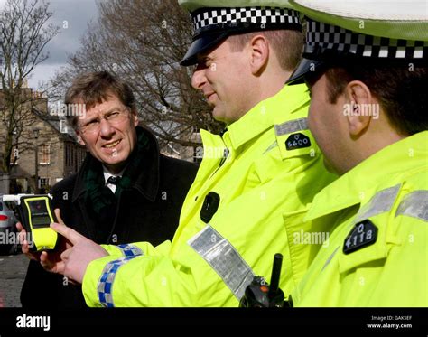 Lothian And Borders Police Speak With Justice Minister Kenny Macaskill