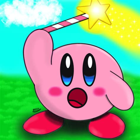 Kirby And His Star Rod By Jayofthedamned On Deviantart Kirby Stars Rod