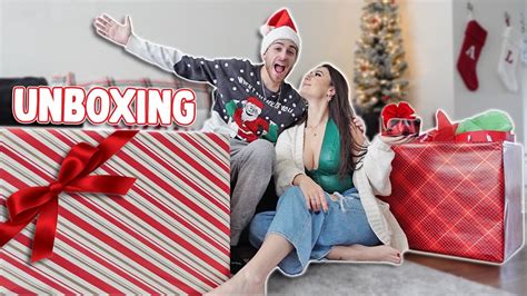 GIFTING EACH OTHER CHRISTMAS MYSTERY BOXES *NO BUDGET* - YouTube