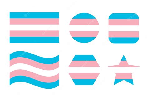 Premium Vector Transgender Pride Flag Sexual Identity Pride Flag Simple Illustration For Pride