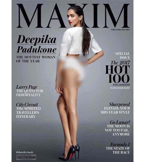 The Truth Behind Deepika Padukones NUDE Photo On The Magazine Filmymantra
