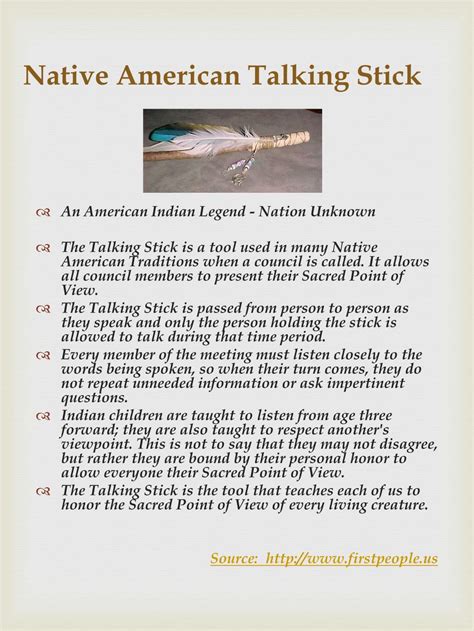 Ppt Native American Talking Stick Powerpoint Presentation Free