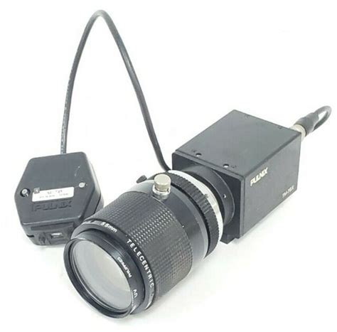 Pulnix Tm 7ex Camera W Computar 55mm Promaster 43mm Lens Sc 745