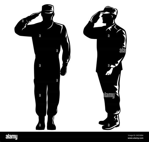 Soldier Silhouette Isolated Cut Out Stock Images And Pictures Alamy