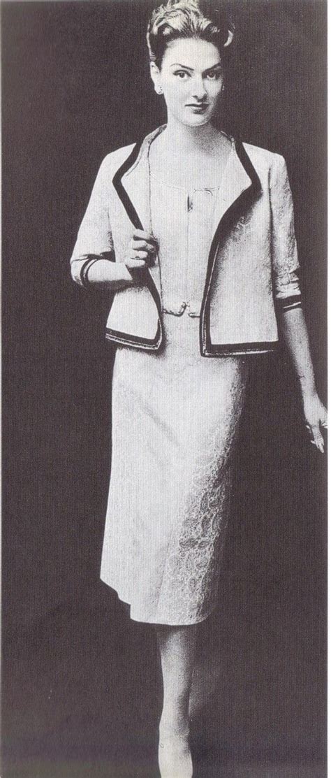 1957 Chanel Suit By G Saad 4 L ArtetlaMode Vintage Chanel Vintage