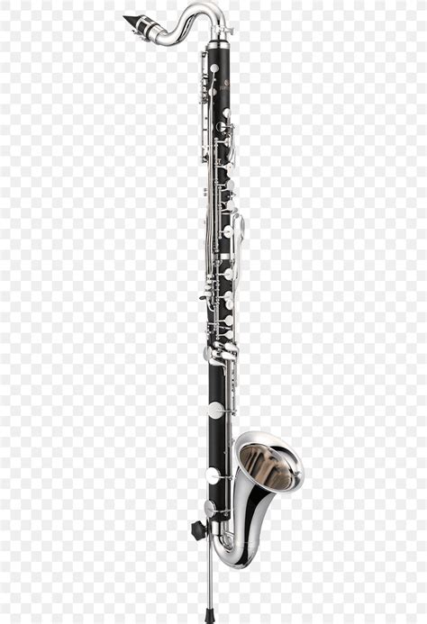 Bass Clarinet Musical Instruments Woodwind Instrument Png 350x1200px