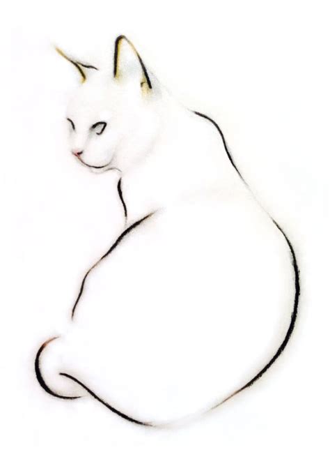 Cat Study Art Print By Kellas Campbell Society6 Modern Cat Art Art