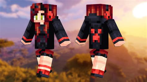 Best Minecraft Skins For 2021 Rock Paper Shotgun Creeper Girl Hd