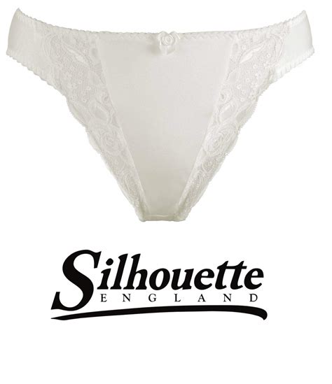 Silhouette Lingerie ‘paysanne Collection White Floral Lace Brief Style