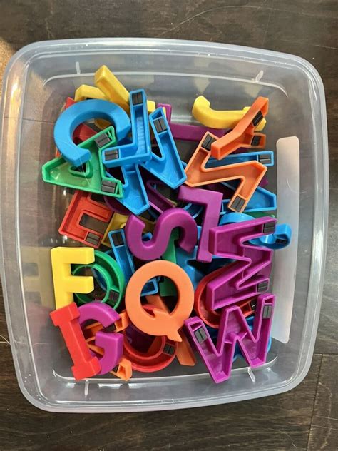Alphamagnets Uppercase Magnetic Letters 42 Pcs Color Multicolored Ebay