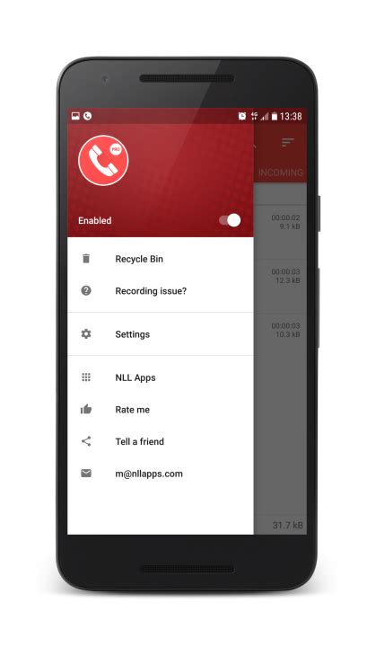 In general, most apps work more or less the same way: ACR - Another Call Recorder by NLL APPS official website