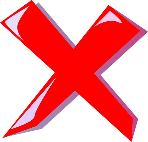 Cancel Abort Delete Free Vector Graphic On Pixabay