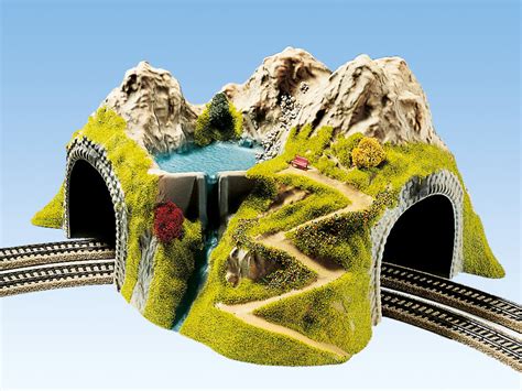 N05180 - Noch Curved Tunnel, Double Track 43x41cm - New ...