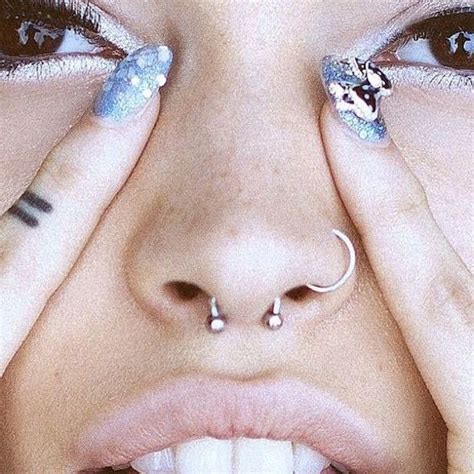 73 best stunning and cutest nose septum ring nostril piercing you should get unique body
