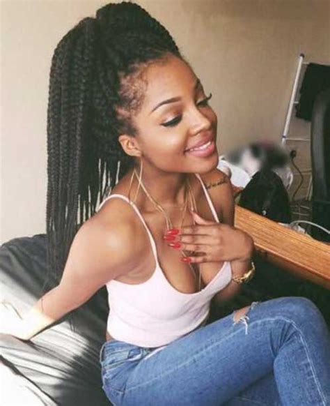 20 Pretty Black Girls With Long Hair Hairstyles