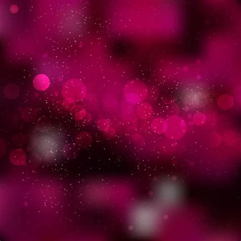 Dark Pink Bokeh Light Background Vector