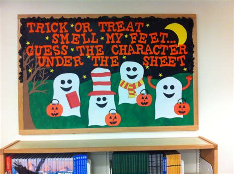Halloween Bulletin Boards For Library Melba C Halloween