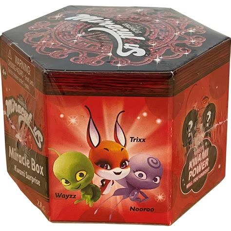 Miraculous Ladybug Miracle Box Kwami Surprise Blind Box Off