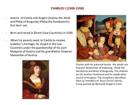 The 16th Century Charles I And Philip Ii S Reigns