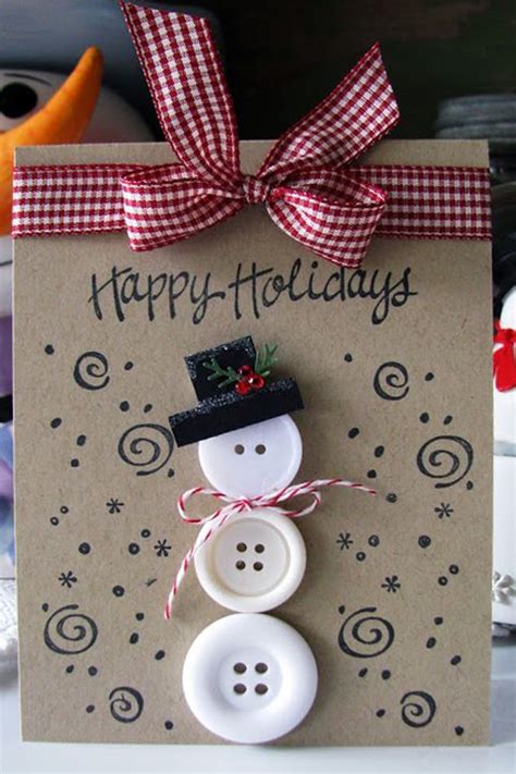 36 Diy Christmas Cards How To Make Homemade Holiday Cards