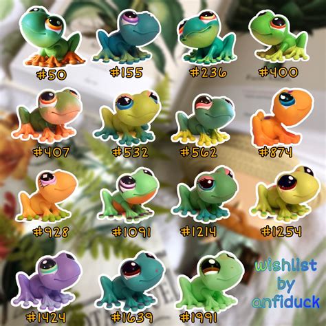 Lps Frog Numbers Lps Dachshund Little Pet Shop Pan Dulce Yoshi Frog