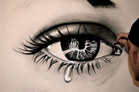 Image of crying eye sketch eyes artwork crying eye drawing eye sketch. 15 Unbelievable Drawings Of Eyes
