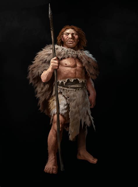 Artstation Neanderthals Rémi Jacquot Prehistoric Man Ancient