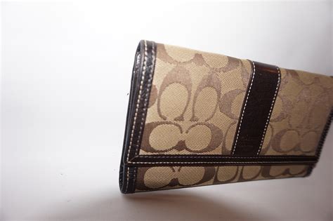 Authentic Brown Signature Coach Wallet on Storenvy